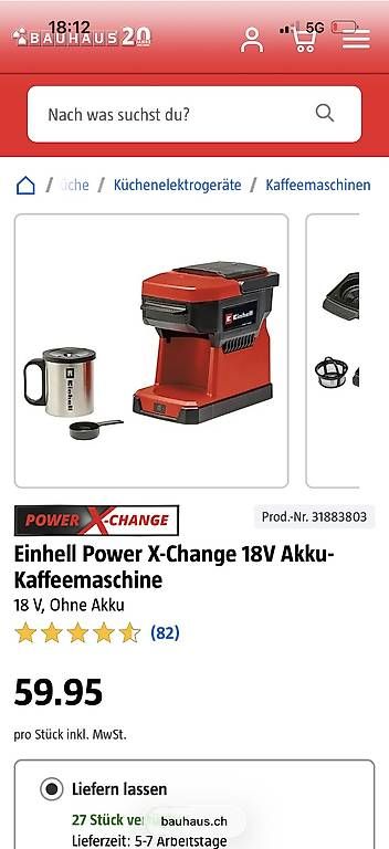 Kaffeemaschinen & Espressomaschinen: Kaffeemaschine Einhell ungebraucht – Neu und originalverpackt aus Rebstein von Svnb03 2