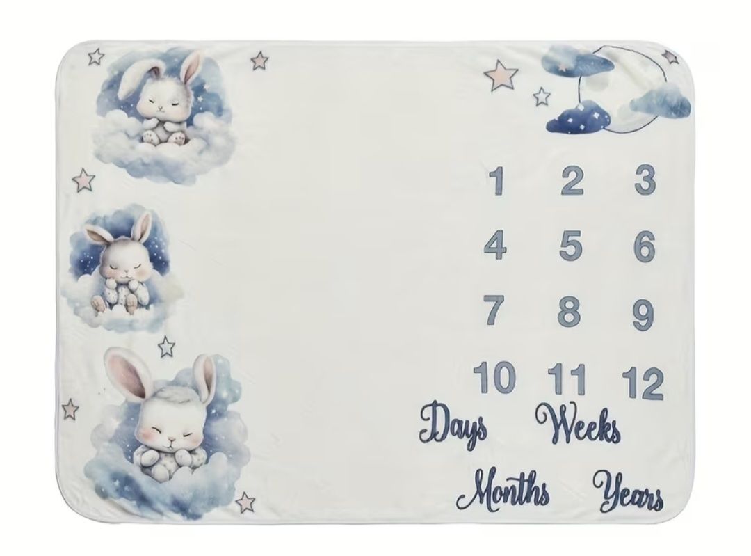 Decken: Couverture évolution bébé motif lapin état neuf – Neu und originalverpackt aus Plan-les-Ouates von Laly_92