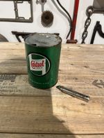 Castrol Ölbüchse inkl Castrol Büchsenöffner ( Oldtimer )