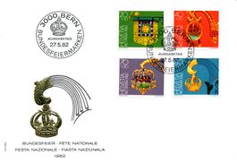 Ersttagscouvert, Ersttagsbrief, Pro Patria 1982