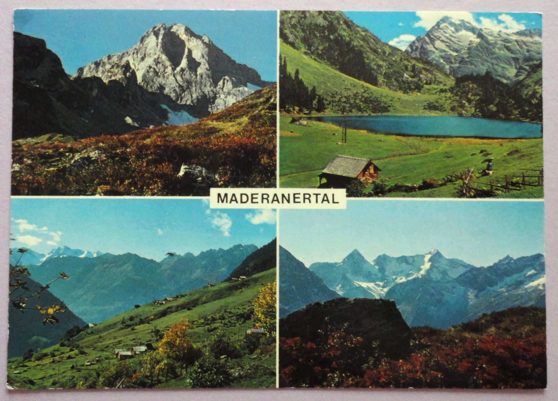 Ansichtskarten: Maderanertal – Gebraucht aus Fétigny von Billy2miny
