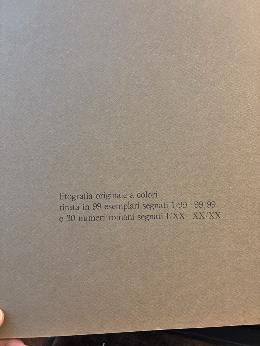 Grafica & Litografie: litografia Lambertucci originale rara, numerata 20/99 – Nuovo (secondo la descrizione) da Agra venduto da and_7gx9 1