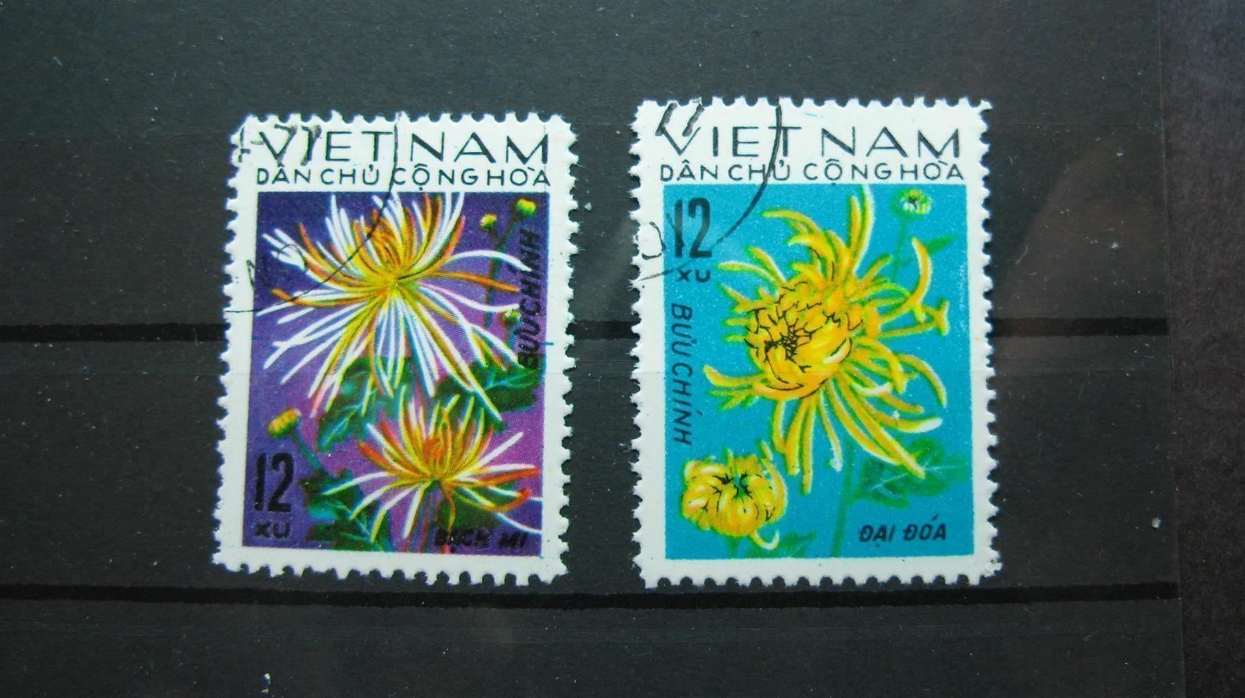Tutti i francobolli: Vietnam 1974 Blumen  gest. – Usato da Wil SG venduto da fva01