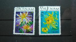 Vietnam 1974 Blumen  gest.