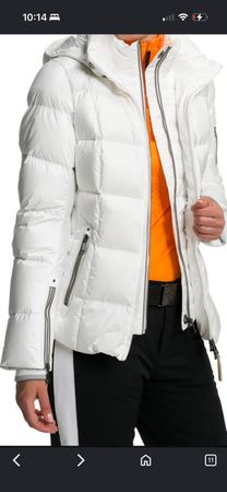 Bogner Skijacke, weiss, sehr wenig gebraucht