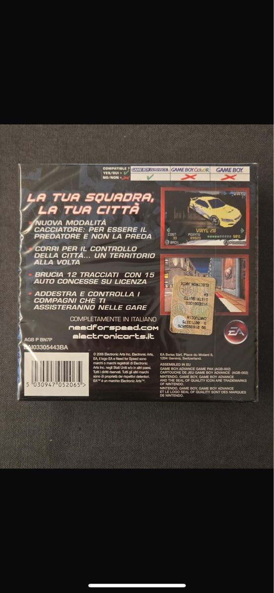 Nintendo Giochi: GAME BOY ADVANCE Need for Speed Carbon -Versiegelt, ENG – Nuovo (secondo la descrizione) da Winterthur venduto da Bursa.16 1