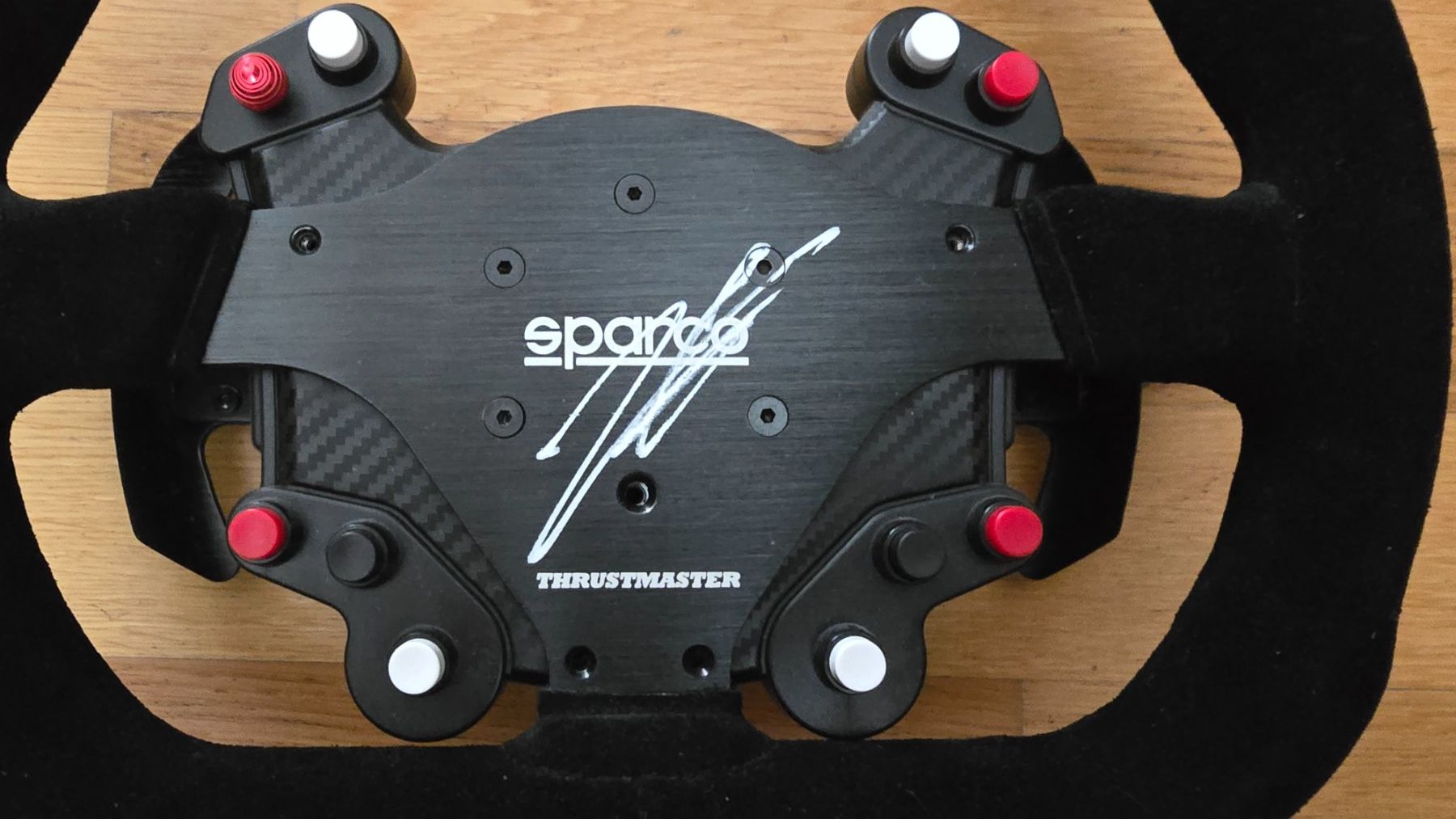 Autografi: Volant Thrustmaster SPARCO, signé par Charles Leclerc – Usato da St-Sulpice VD venduto da GT3RS 1