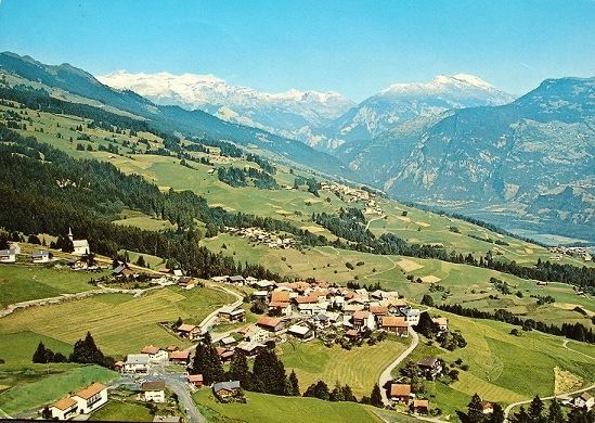 Cartoline postali: FLERDEN GR Flugaufnahme – Usato da Jona venduto da philajona