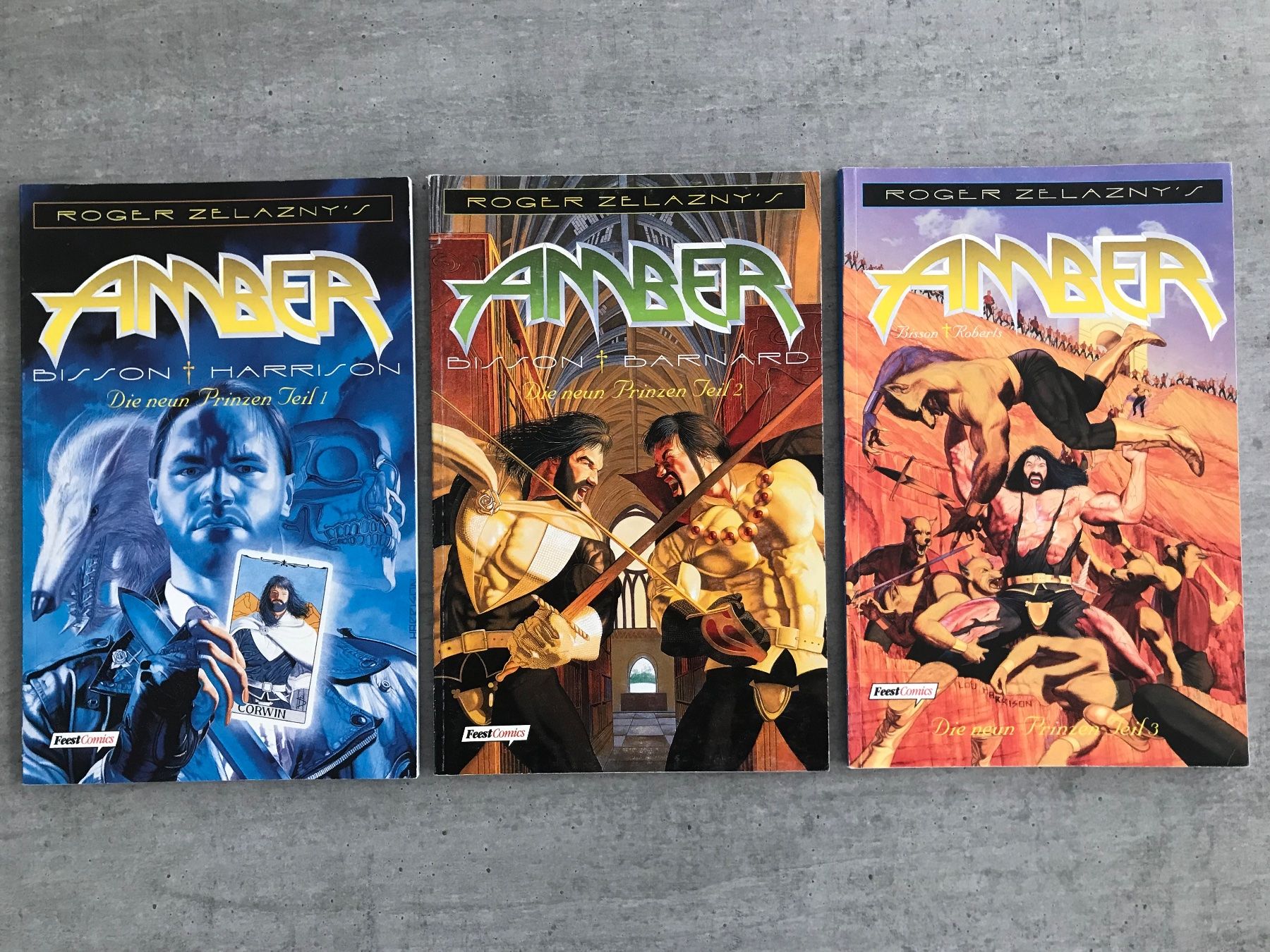 Fumetti: AMBER - DIE NEUN PRINZEN TEIL 1-3 – Nuovo (secondo la descrizione) da Pfungen venduto da Druller