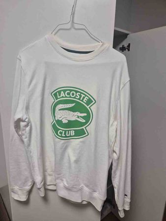 Lacoste Pullover Club Unisex Weiss Grösse L