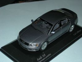 Audi A8 2002 grau * Minichamps 1:43