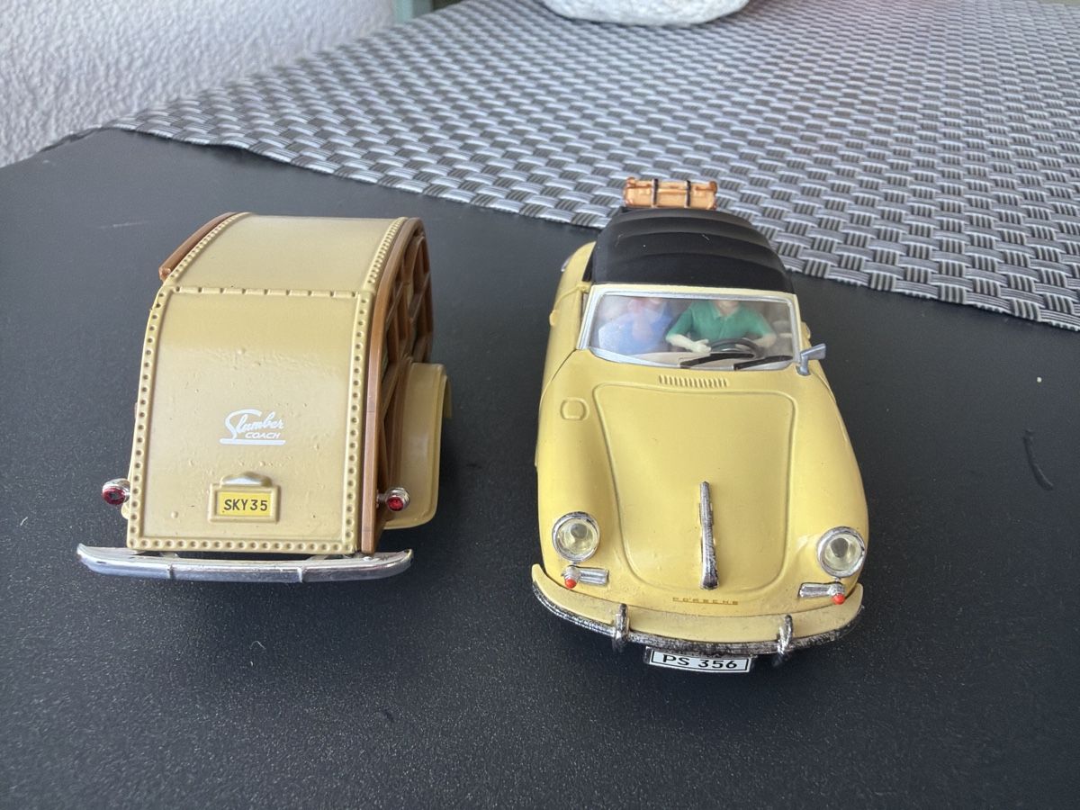 Brumm Modellautos: Porsche 356 mit Wohnwagen - 1/43 - Schuco – Gebraucht aus Wolfwil von Rolex1 3