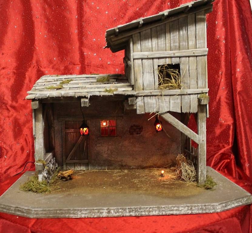 Tutte le decorazioni: Krippenstall mit Feuerstelle – Nuovo e nell'imballaggio originale da Moosseedorf venduto da Tigerlily1 2