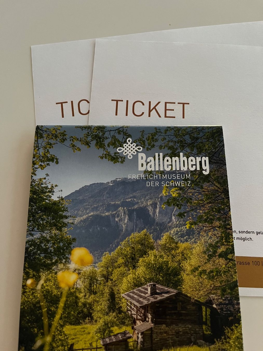 Billets: Ballenberg 2 Tagestickets Erwachsene – Neuf avec emballage d'origine à Arbon par FabienneN02