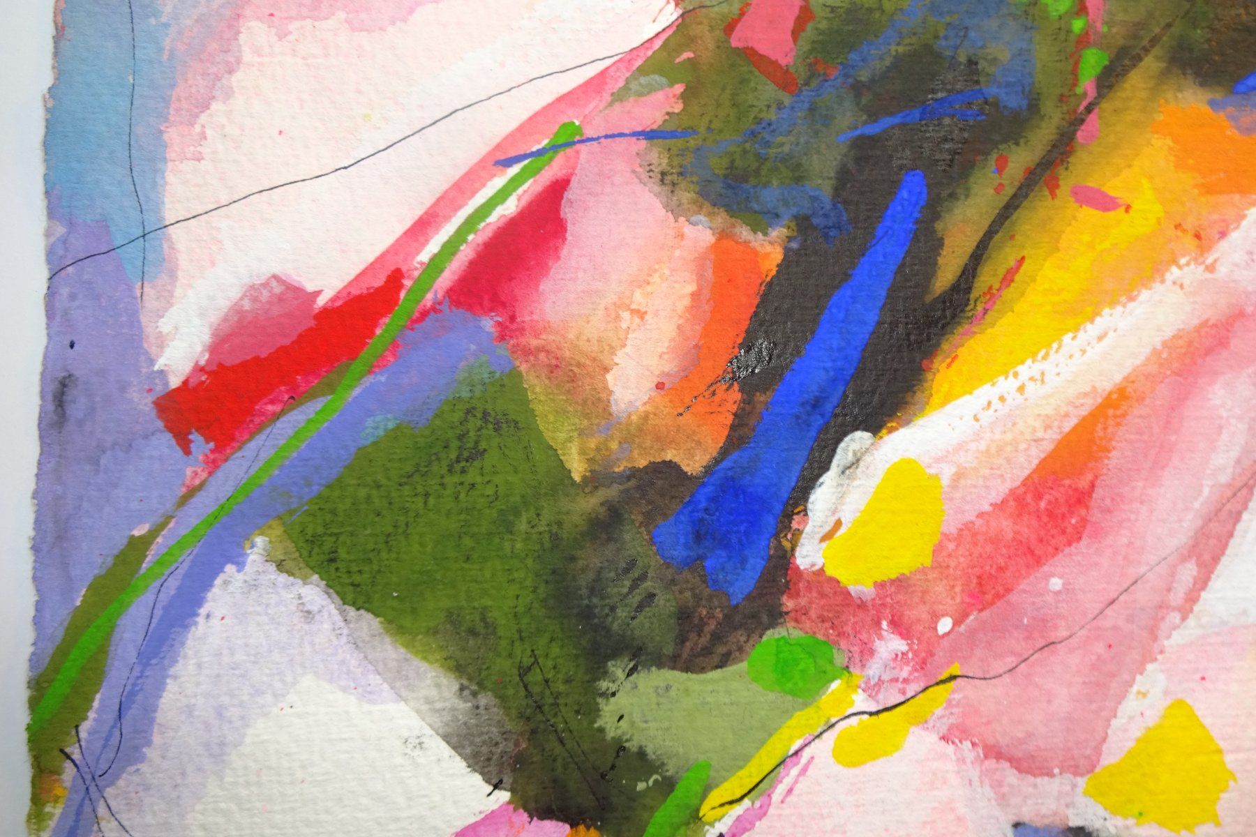 Dipinti: Original Gouache Gemälde 8261 – Usato da Zürich venduto da kunstkreis 2