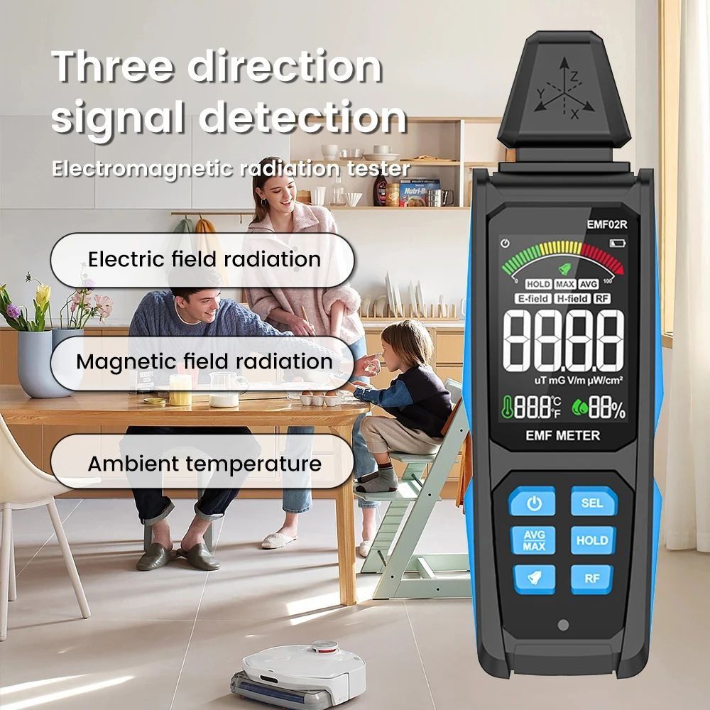 Misurare: Elektrosmog Meter mit 3-Achsen 3D Messung E-,H-, und HF-Feld – Nuovo e nell'imballaggio originale da Zürich venduto da buyfinest 5