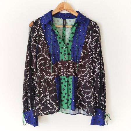 MARC CAIN herzige Designer Bluse Shirt Tunika Gr.N2/36