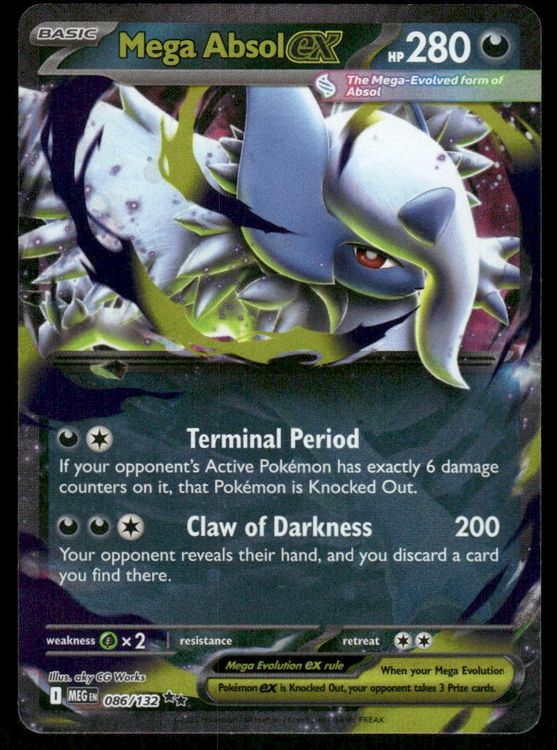 Pokémon (MEG 086 Mega Absol Ex ) (Neu (gemäss Beschreibung)) in ...