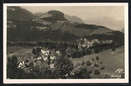 AK Morschach, Teilansicht mit Hotel