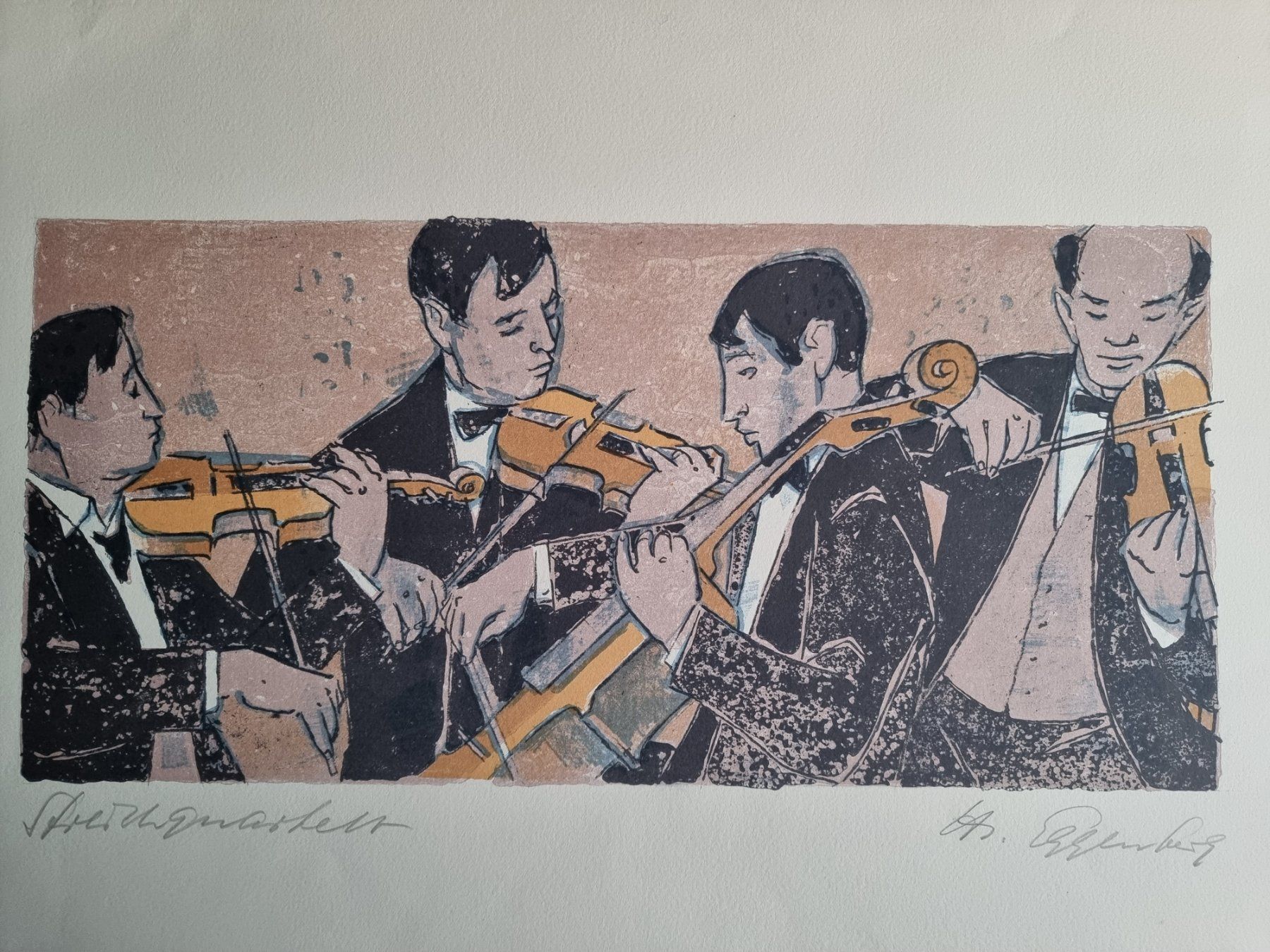 Grafica & Litografie: EGGENBERG HANS LINOLSCHNITT SIGNIERT – Usato da Gersau venduto da kunst-online