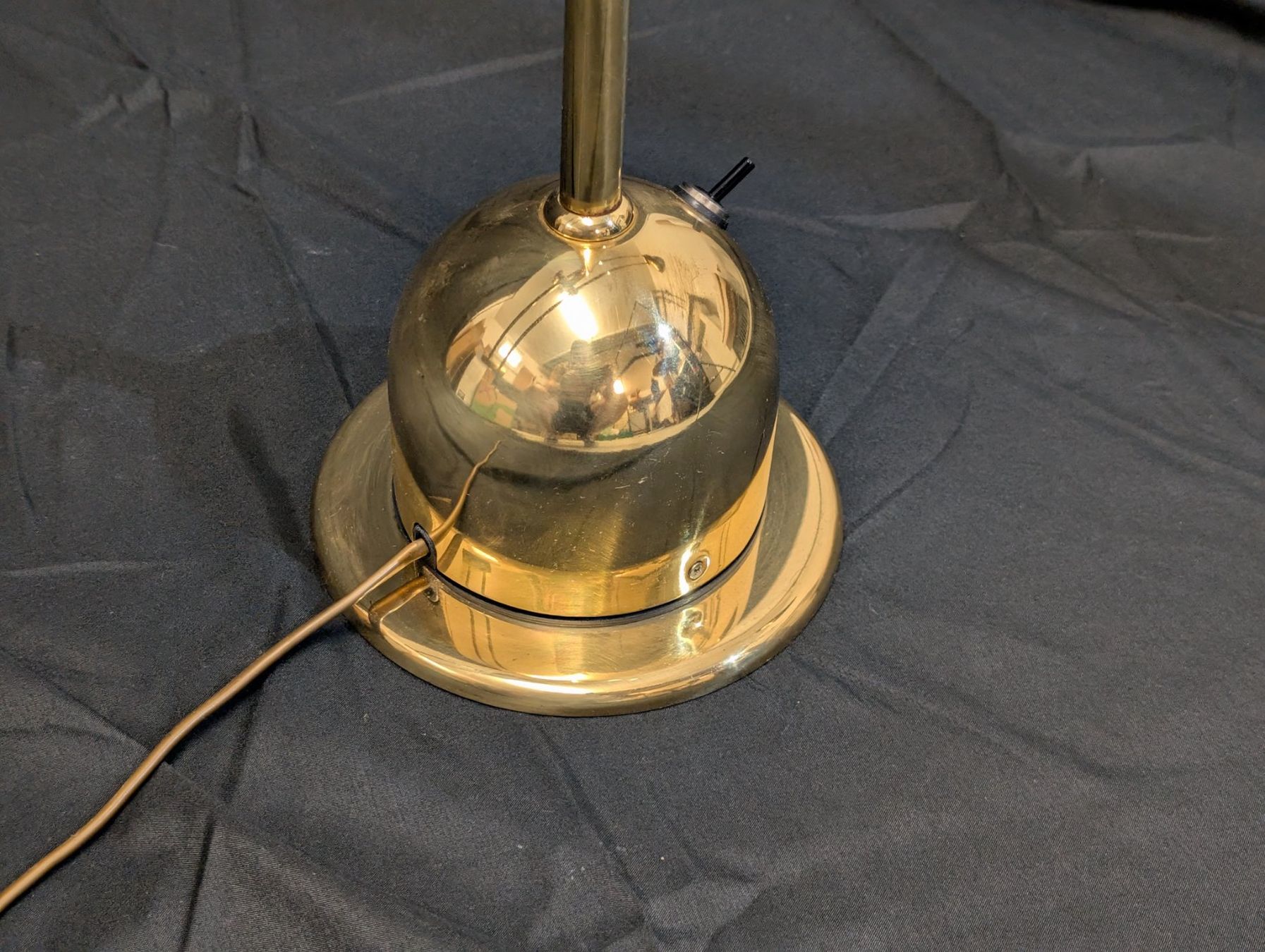 Lampes: Vintage Schreibtischlampe Messing-Optik – D'occasion à Wiezikon b.Sirnach par Romsche 3