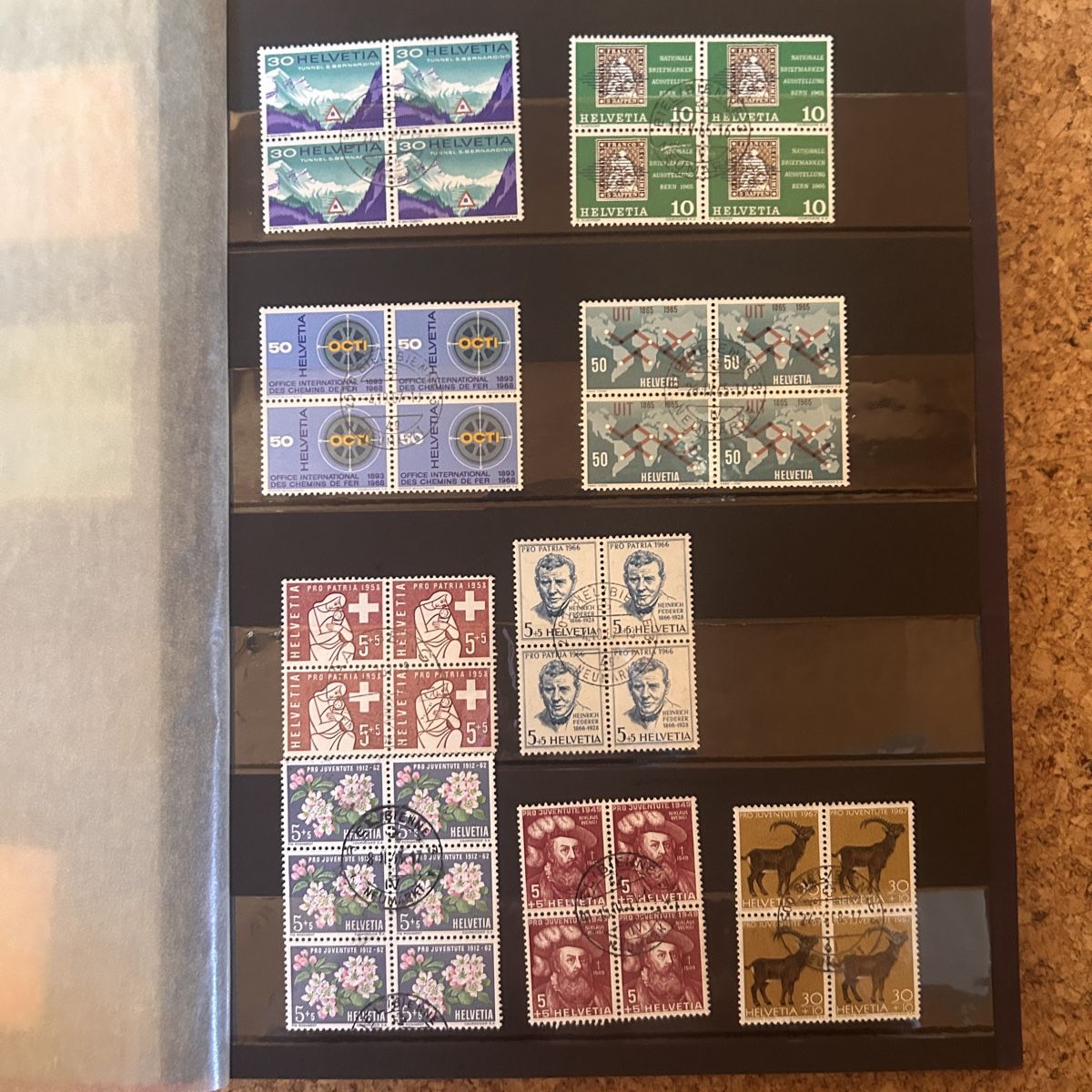 Tous les timbres: Briefmarken viele Schweizer Briefmarken! – D'occasion à Laufen par belleskulptur 2