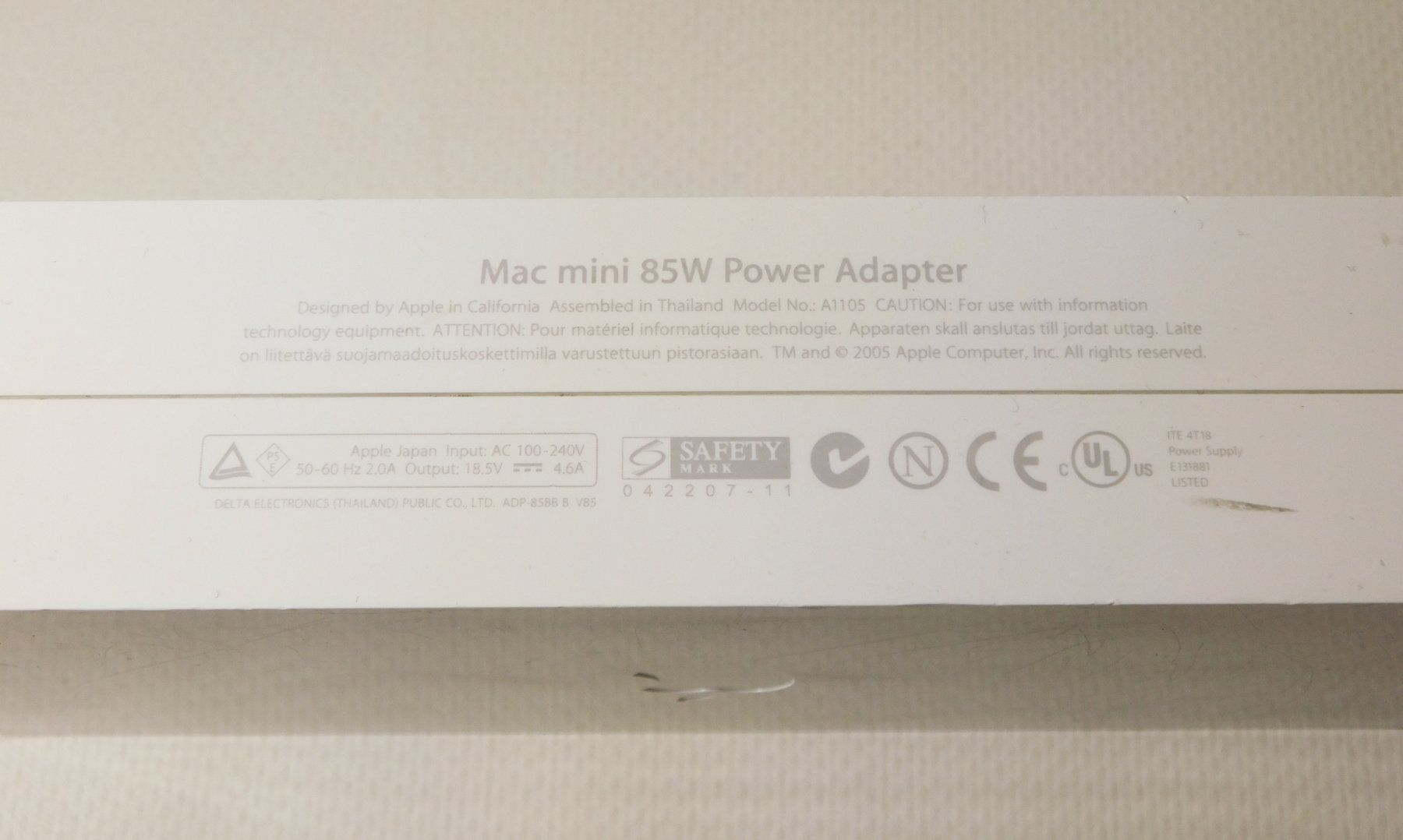 Apple Unità & Adattatore: Mac Mini Netzteil 85W – Usato da Emmenbrücke venduto da Ulisse-22 2