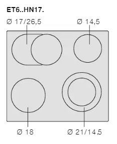 Siemens Cucine: SIEMENS - Plaque de cuisson en vitro. (reduction de prix) – Nuovo (secondo la descrizione) da Gingins venduto da ccmbscg 2
