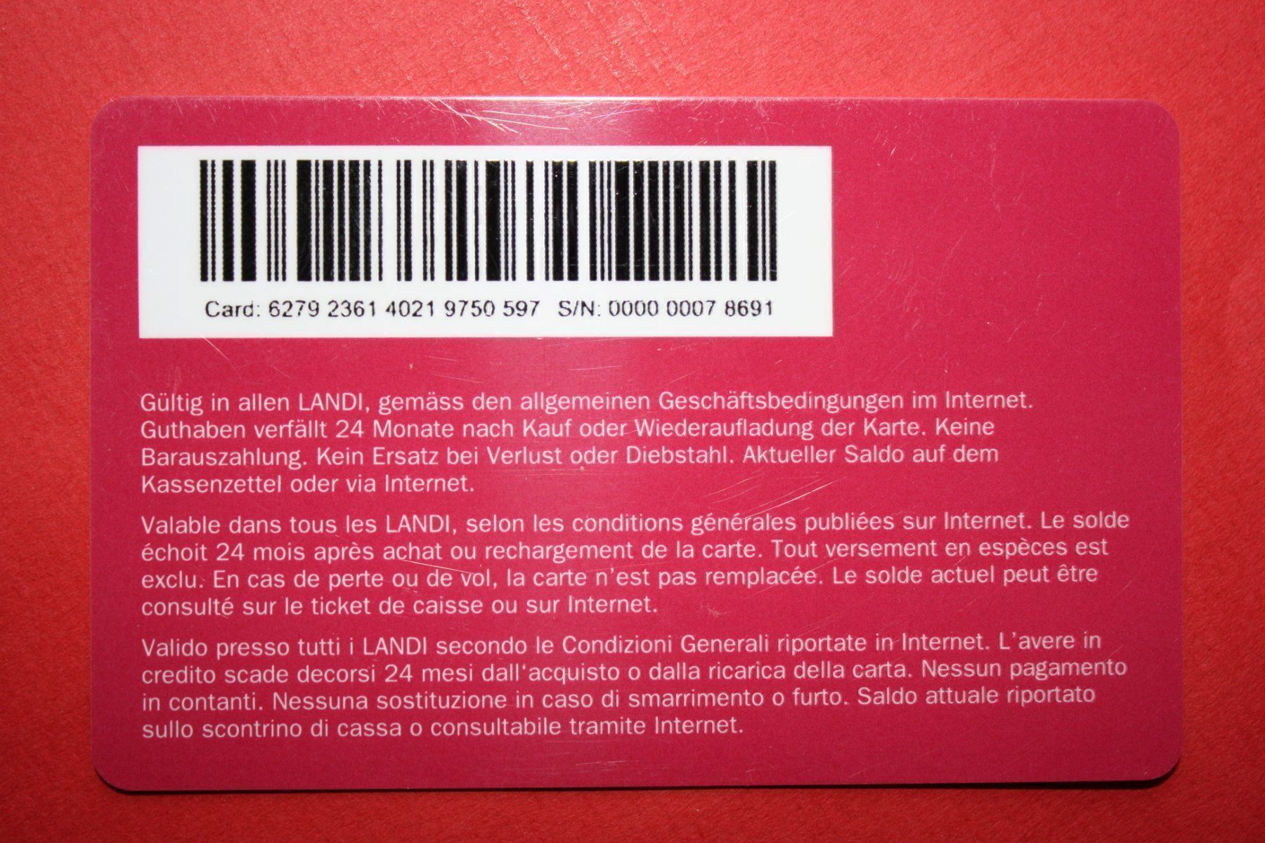 Cartoline: geschenkkarte – Usato da Laupen BE venduto da Gufi57 1
