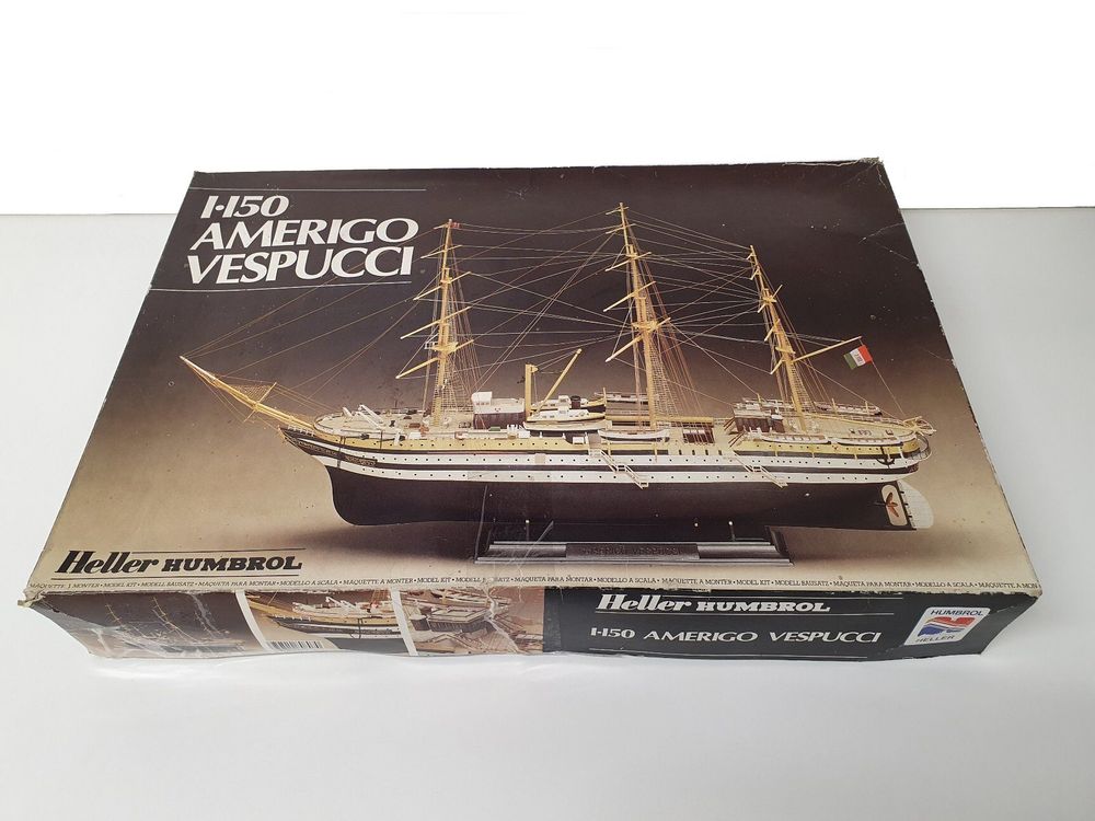 AMERIGO VESPUCCI Maquette bateau voilier Heller Humbroll Revell 1/150