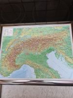 3D Reliefkarte Alpen
