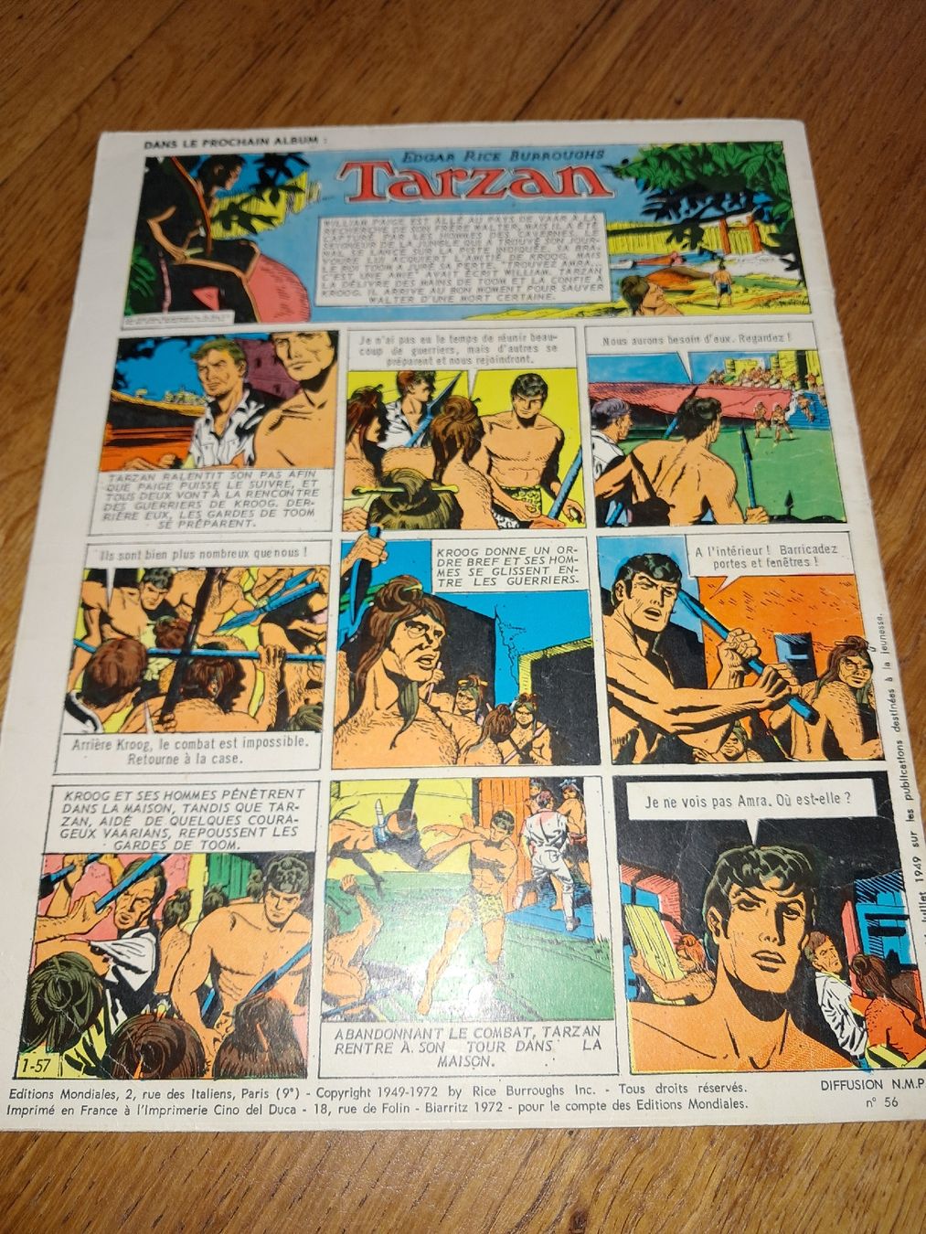 Fumetti: Bd Tarzan n°56 – Usato da Le locle venduto da juliensaran 3