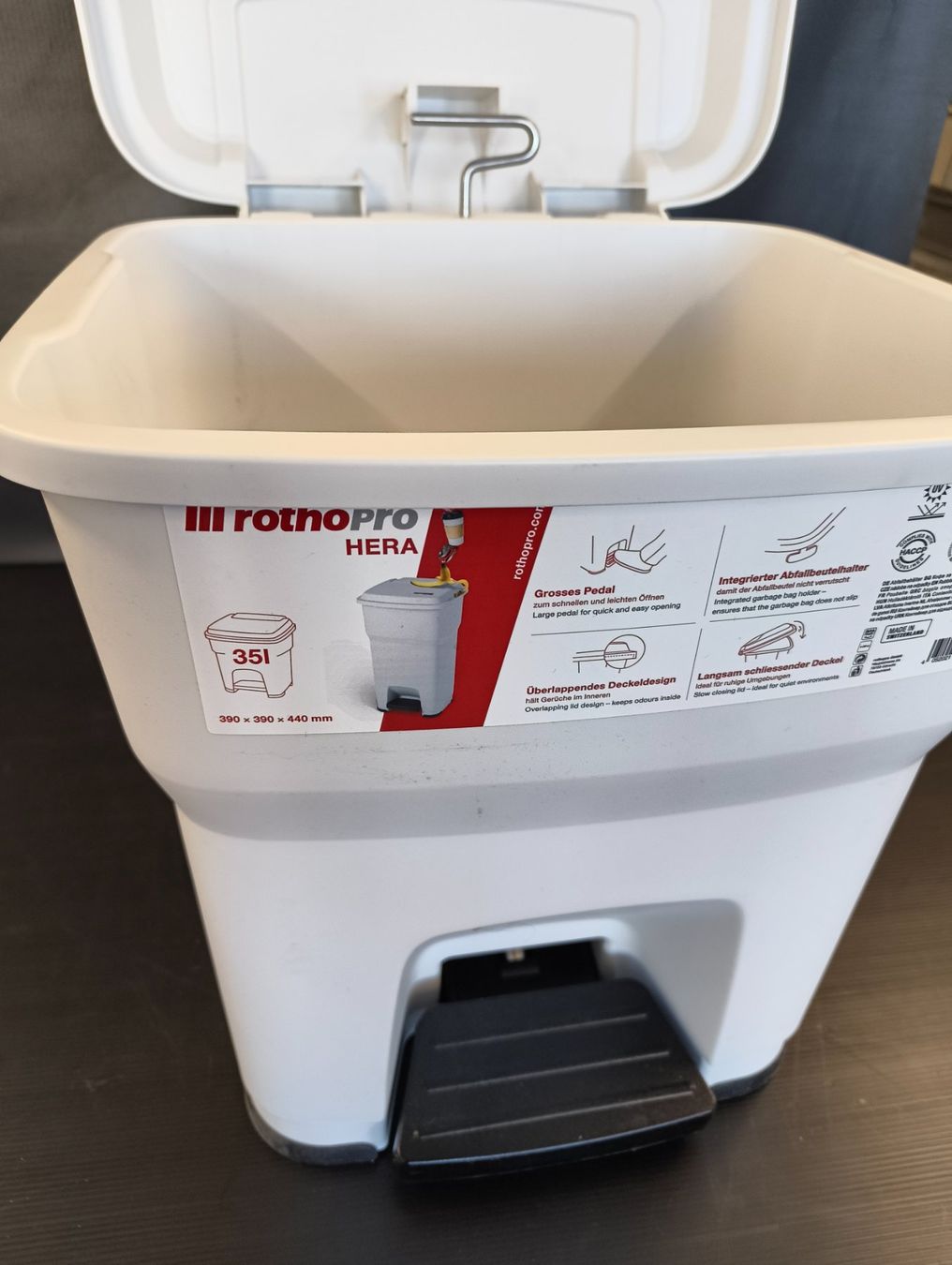 Rotho Cestini per rifiuti: Rotho Pro Mülleimer 35L – Usato da Basel venduto da bk_brockibasel 4