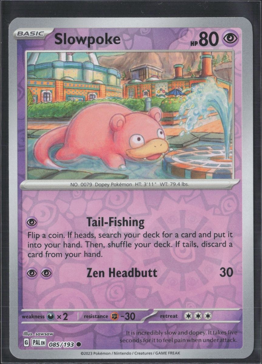 Pokémon Sammelbilder & Trading cards: POKÉMON / Slowpoke / Paldea Evolved / Reverse 🇺🇸 – Gebraucht aus Herzogenbuchsee von TCG-High-Quality