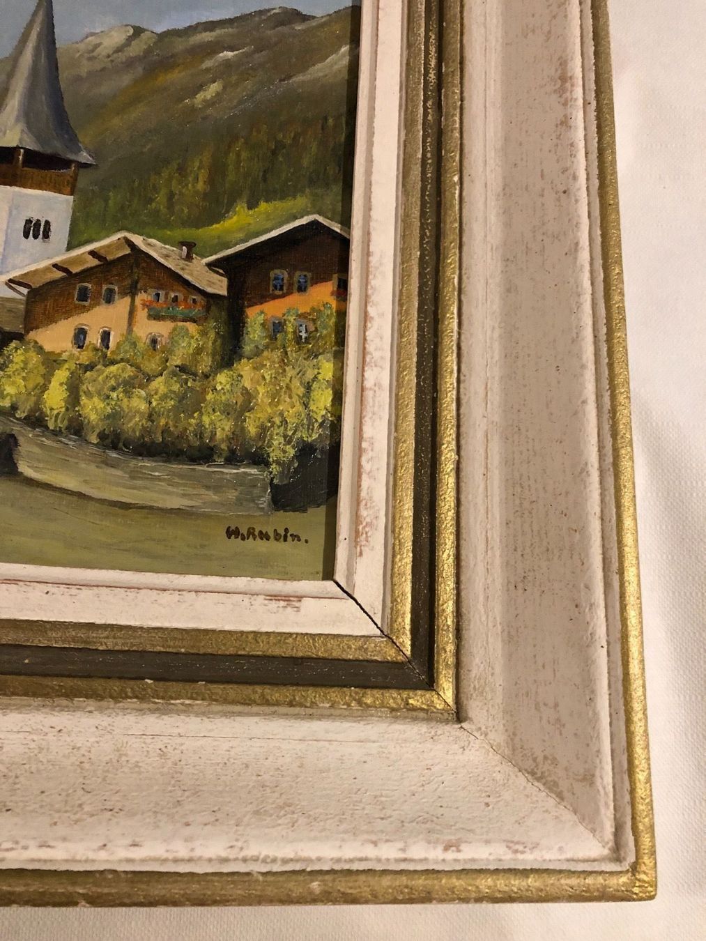 Dipinti: W. Rubin 1951 Mairinger Kirche – Usato da Hirzel venduto da pjn_d7xp 1