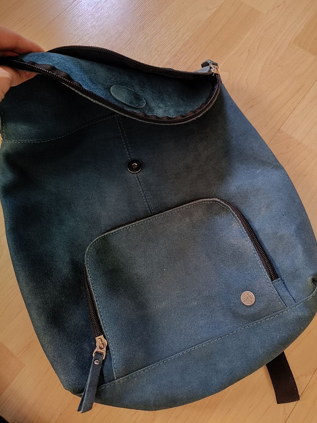 Zaini: Handmade Wildleder-Rucksack - Neu! – Nuovo (secondo la descrizione) da Adliswil venduto da Vimovi 1