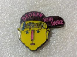 Ansteckpin 142: Drogen, nein Danke