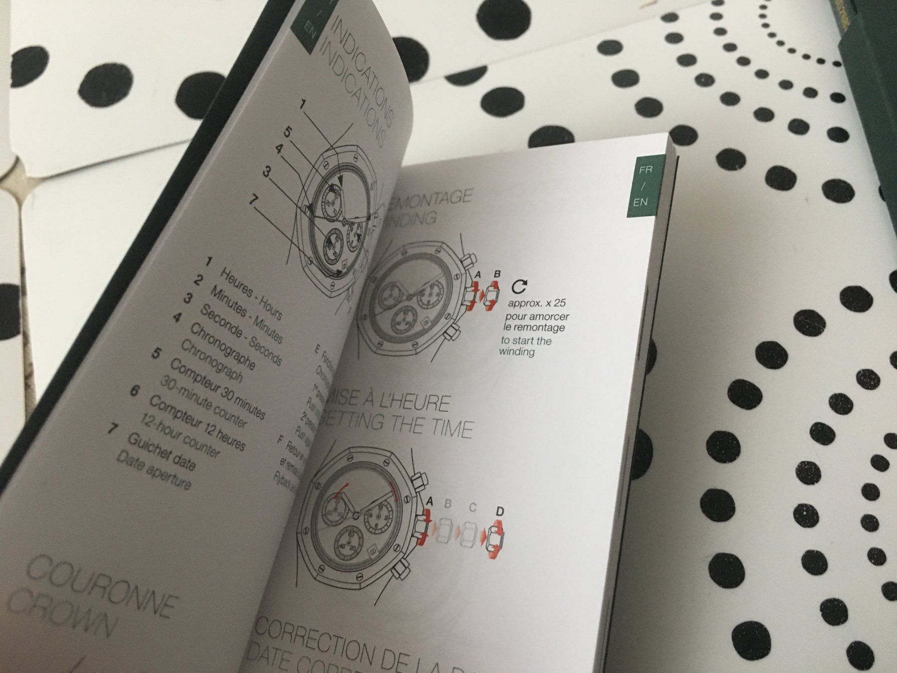 Documenti: AUDEMARS PIGUET - ROYAL OAK OPERATING INSTRUCTION NEW !!! – Nuovo (secondo la descrizione) da Epalinges venduto da dream-watch 3