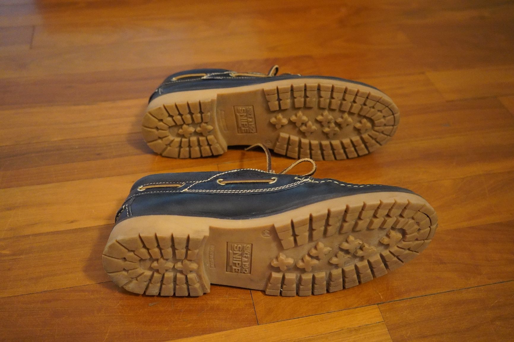 Scarpe da uomo: Schuhe Segelschuhe SNIPE Leder blau Herren Grösse 44 – Usato da Zürich venduto da Buchaendler 5