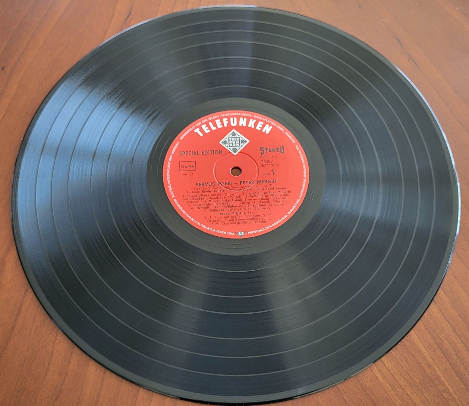 Dischi in vinile: Peter Minich - Servus Wien - LP Vinyl – Usato da Schindellegi venduto da Peter8834 2