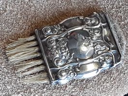 Antike 925 Sterling Silber Bürste/Objekt