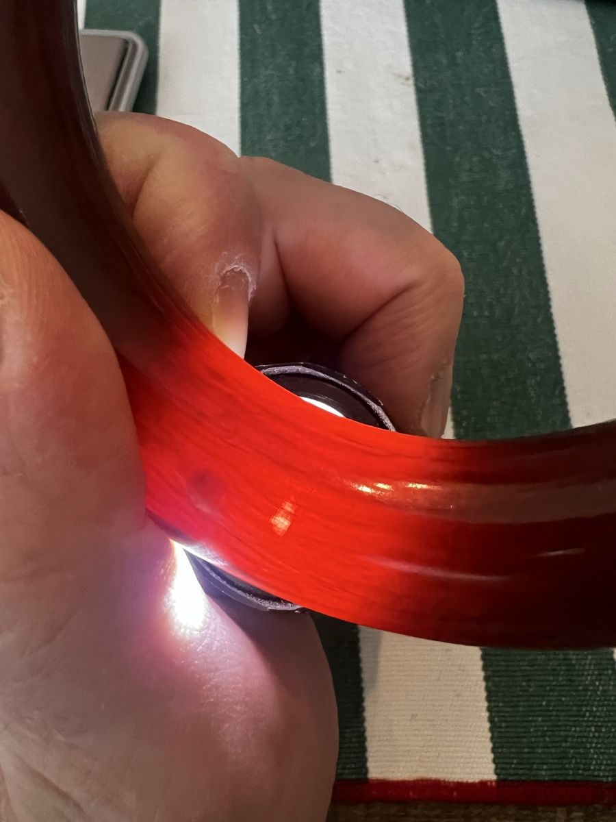 Tutte le decorazioni: Poignée originale en bakelite brun clair pour canne. – Usato da Sierre venduto da A-T-A 1