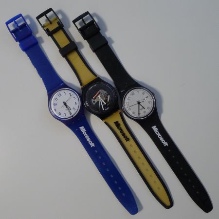 MICROSOFT Aufdruck, sehr rare Swatch-Uhren, nur 100 Stück!!
