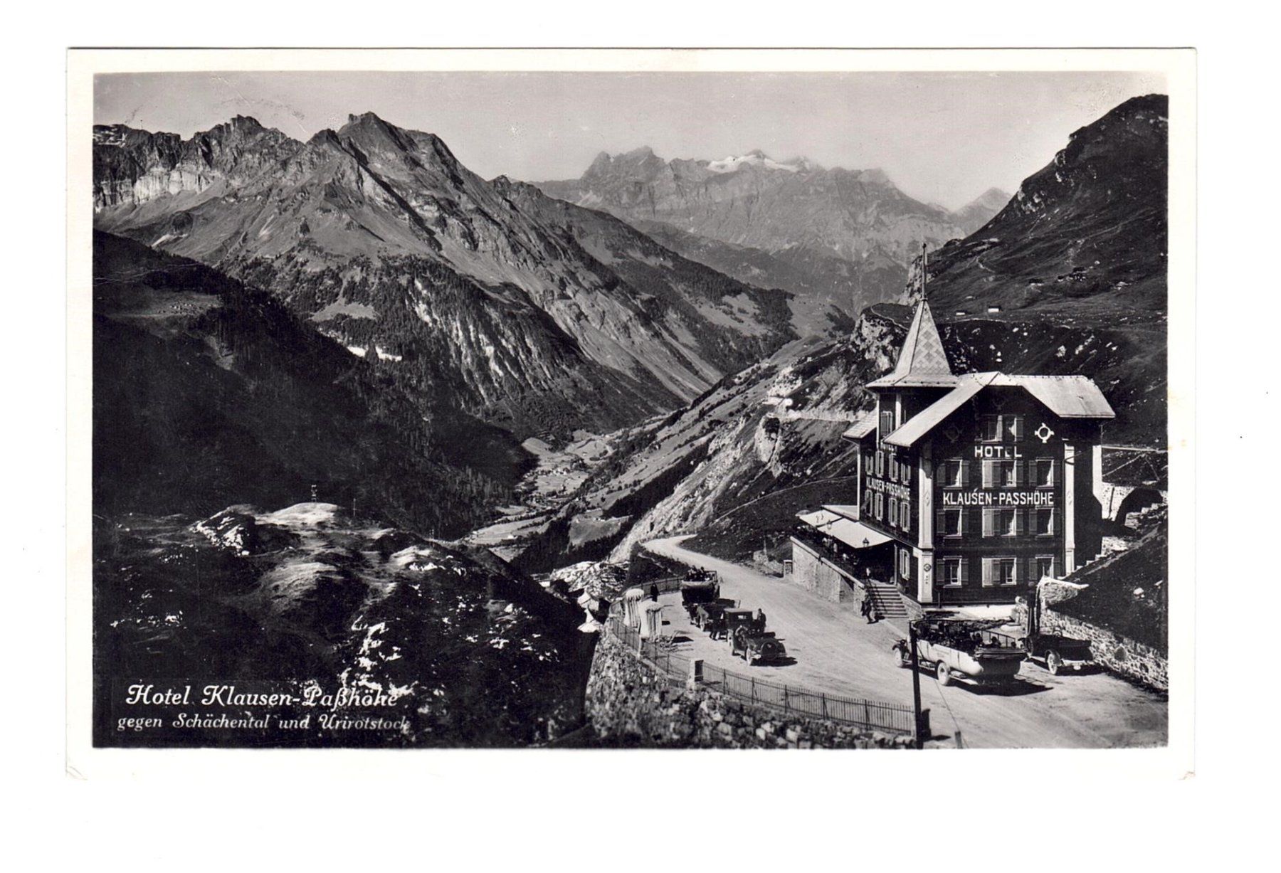 Cartoline postali: Alte Ansichtskarte Hotel Klausenpasshöhe, Uri – Usato da Büetigen venduto da philat