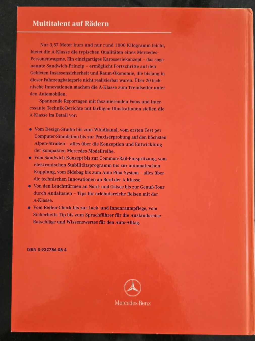 Libri: Mercedes-Benz A-Klasse "Technik Transparent" W168 – Usato da Spiez venduto da Jeepnjim 1