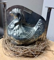 Grosse Schokoladen Giessform Metall Huhn Osterdeko Deko
