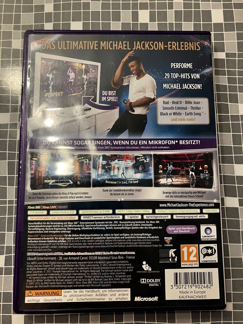 Giochi: Michael Jackson: The Experience - XBOX 360 (2011, deutsch) – Usato da Winkel venduto da Asdas87 1