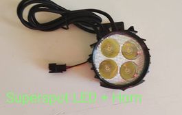E Scooter Scheinwerfer LED + Horn 36v-72V