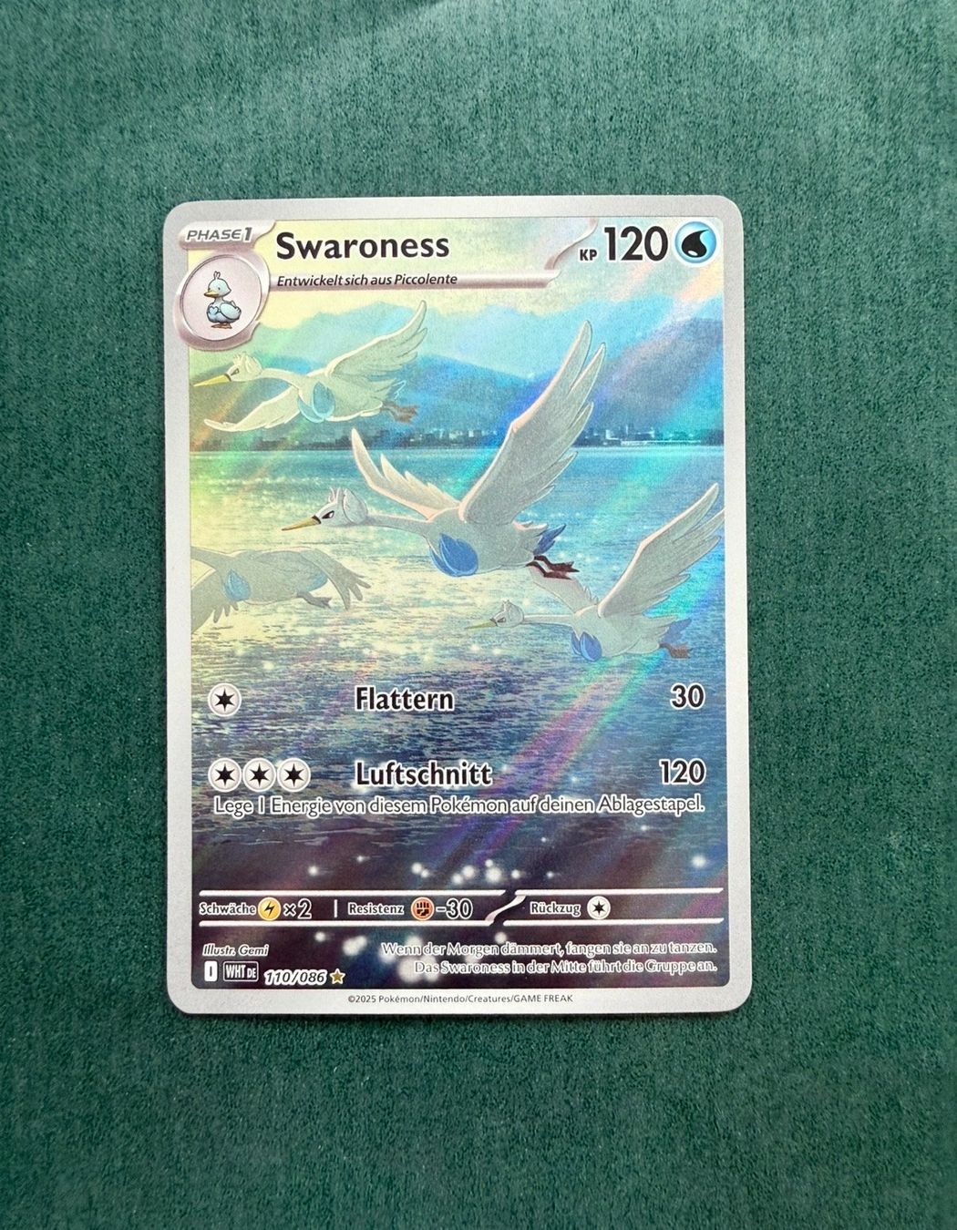 Pokémon Carte collezionabili: Pokemon Swaroness FullArt 110/086 ENG – Usato da Estavayer-le-Lac venduto da Swisspoke