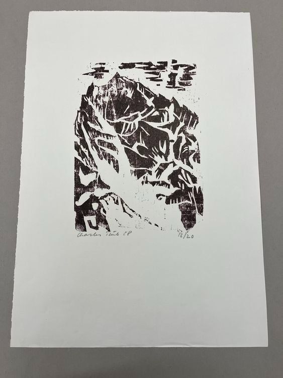 Gravures sur bois: CHARLES TRÜEB HOLZSCHNITT SIGNIERT NUMMERIERT – D'occasion à Gersau par grafik-kunst 5